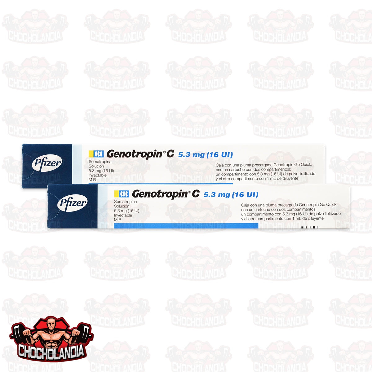 PACK 2 GENOTROPIN C 16UI GO QUICK  Laboratorio PFIZER  hormona de crecimiento