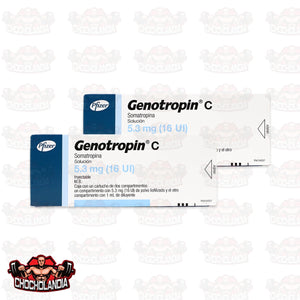 PACK 2 GENOTROPIN C 16UI Laboratorio PFIZER  hormona de crecimiento