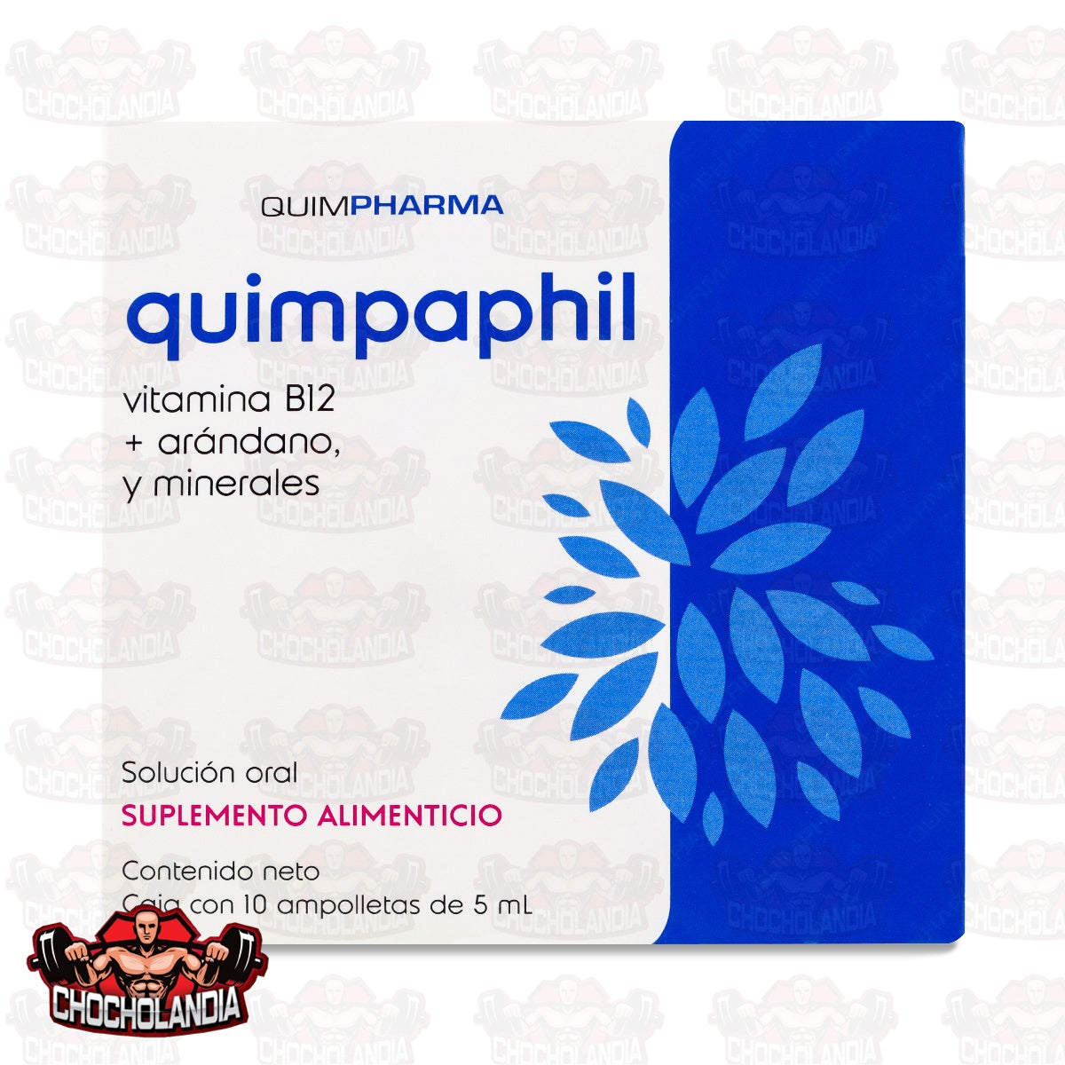 Quimpaphil Vitamina B12 10 Ampolletas 5 ml Quimpharma