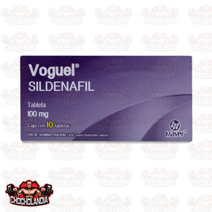 SILDENAFIL VOGUEL, CAJA CON 10 TABLETAS DE 100 MG, MAVER