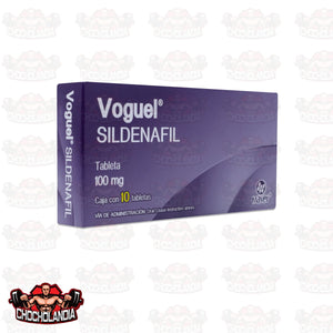 SILDENAFIL VOGUEL, CAJA CON 10 TABLETAS DE 100 MG, MAVER