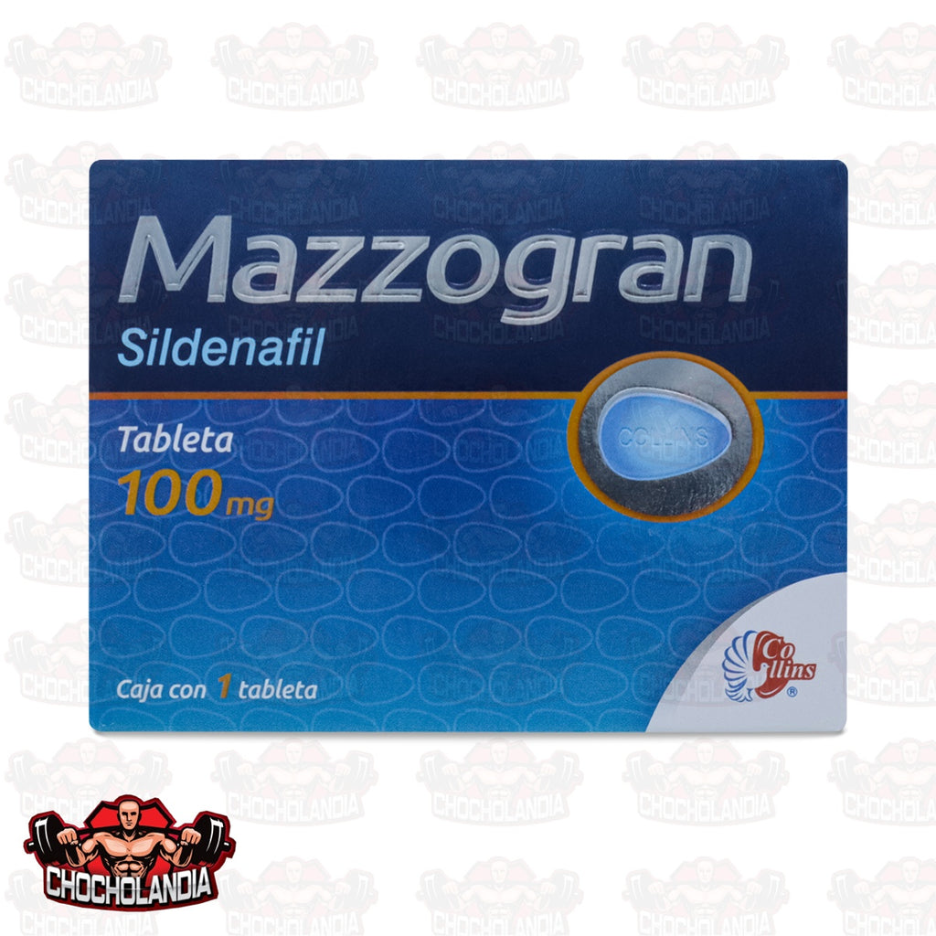 SILDENAFIL MAZZOGRAN, CAJA CON 1 TABLETA DE 100 MG