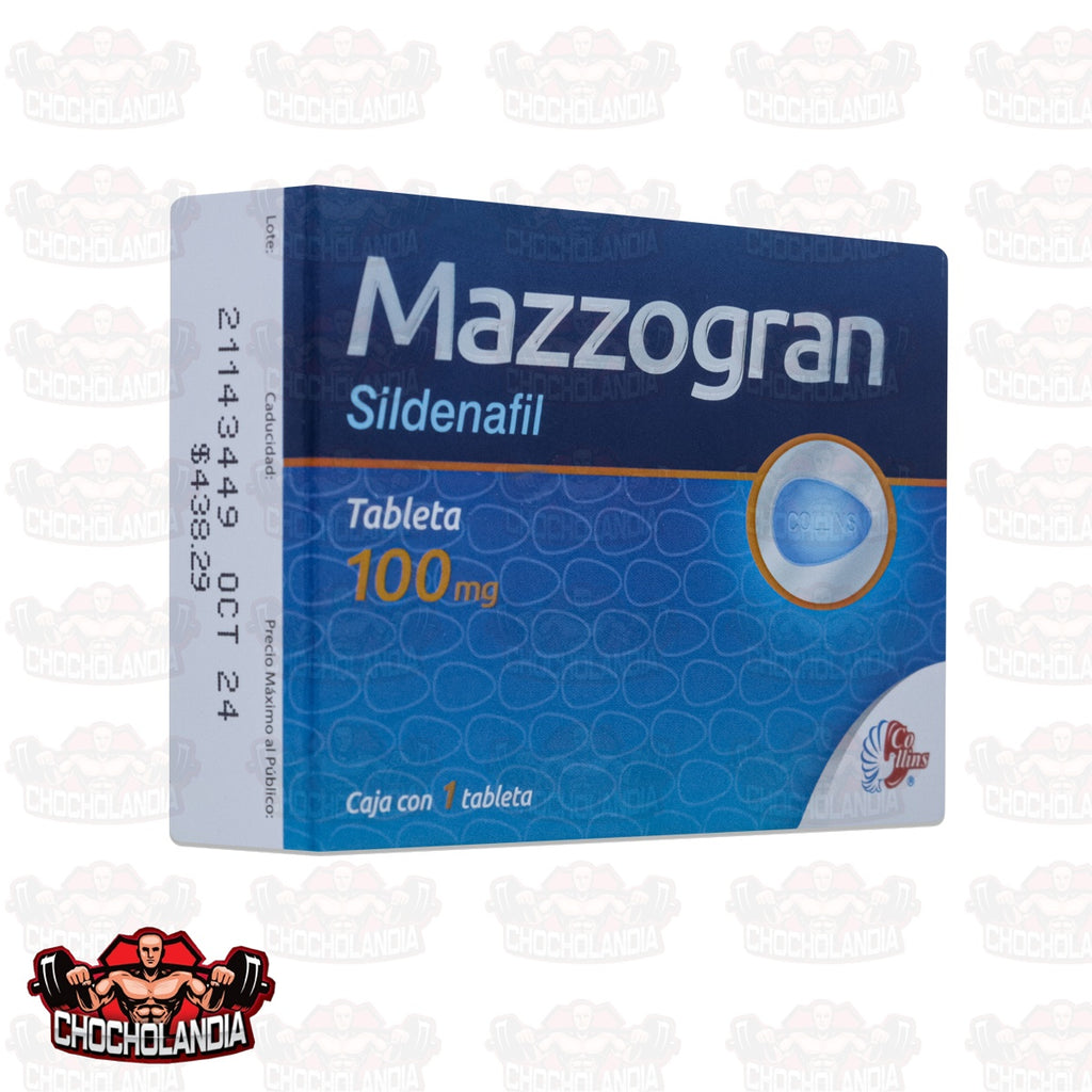 SILDENAFIL MAZZOGRAN, CAJA CON 1 TABLETA DE 100 MG