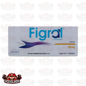 SILDENAFIL FIGRAL, CAJA CON 1 TABLETA DE 100 MG, MAVI