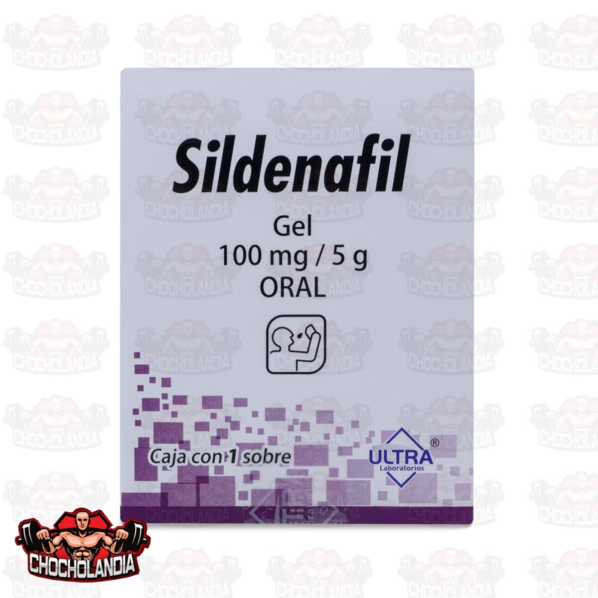 SILDENAFIL GEL, CAJA CON 1 SOBRE 100 MG / 5 G, ULTRA