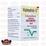 VALMETROL 3 COLECALCIFEROL, 50 CAPS 1600 Ul, VALDECASAS