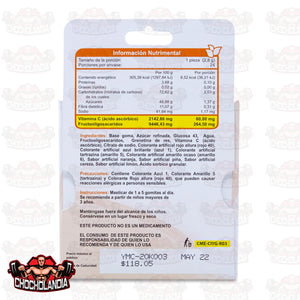 YOMMI C GOMITAS, BOLSA CON 24 GOMITAS DE 2.8 G C/U. CMD