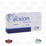 Acxion (Fentermina) 15 Mg  30 Tabletas Ifa Celtics