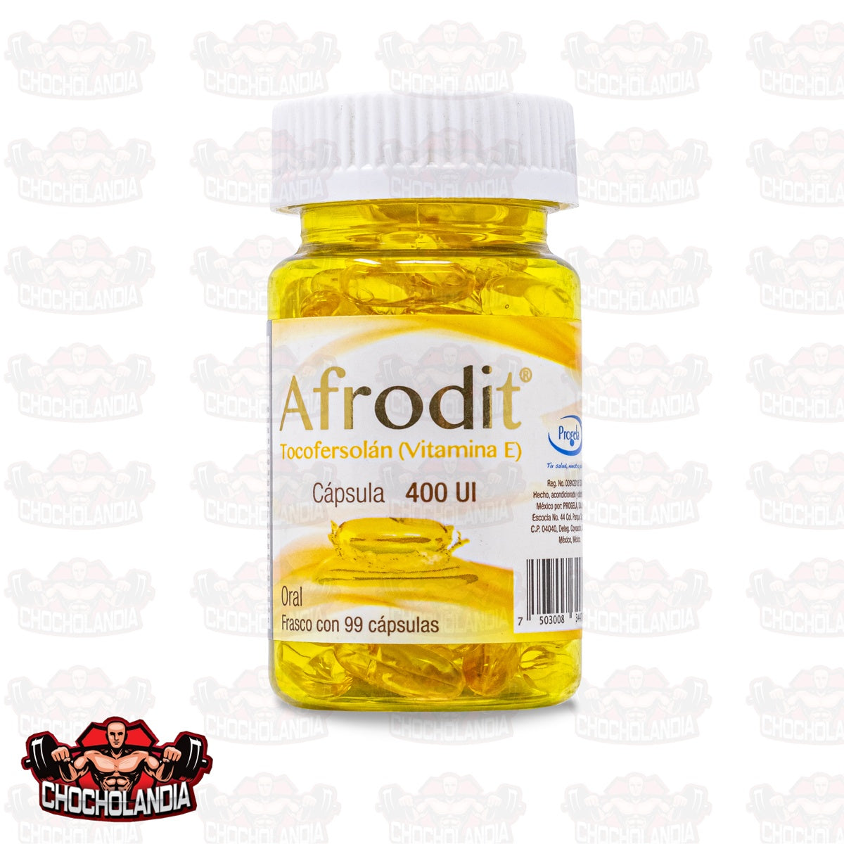 Afrodit Tocofersolan Vitamina E 99 Capsulas 400 Ui