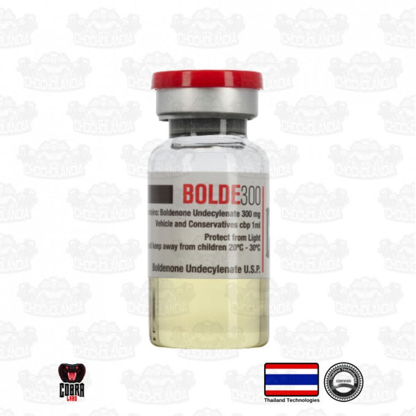 Bolde 300 (Boldenona Undecilenato o Undecylenato) 10 ML Cobra Labs