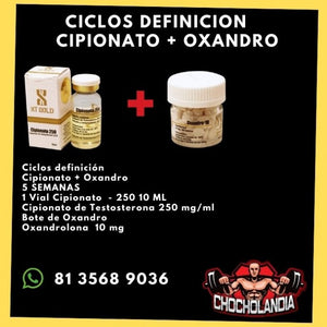 Ciclos Definicion Cipionato + Oxandro XT Gold