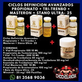 Ciclos Definición Avanzados Propionato + Tri-Trenbo + Masteron + Stano Ultra- 25 XT Gold