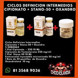 Ciclos Definición Intermedios Cipionato + Stano-50 + Oxandro XT Gold