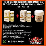 Ciclos Definición Intermedios Propionato + Masteron + Stano Ultra- 25 XT Gold