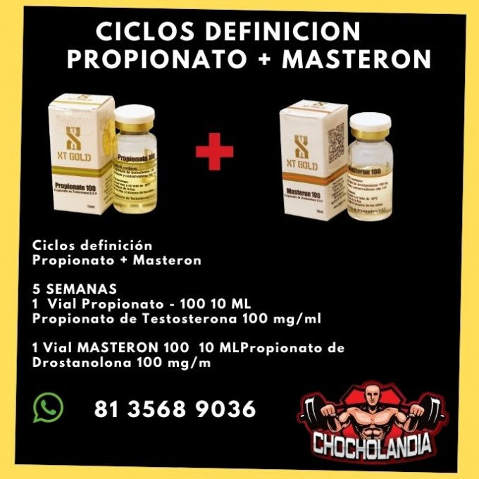 Ciclos Definición  Propionato + Masteron XT Gold