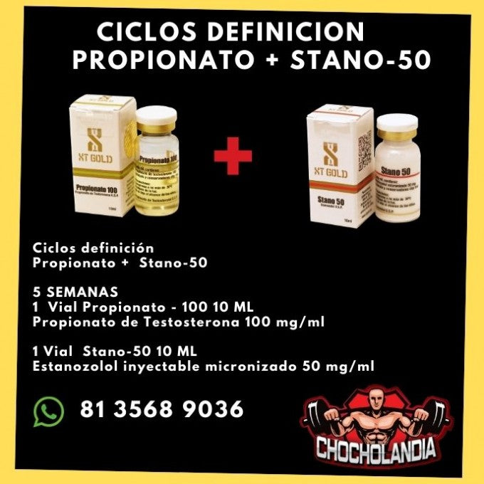 Ciclos Definición Propionato + Stano-50 XT Gold