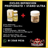 Ciclos definición Propionato + Stano Ultra XT Gold