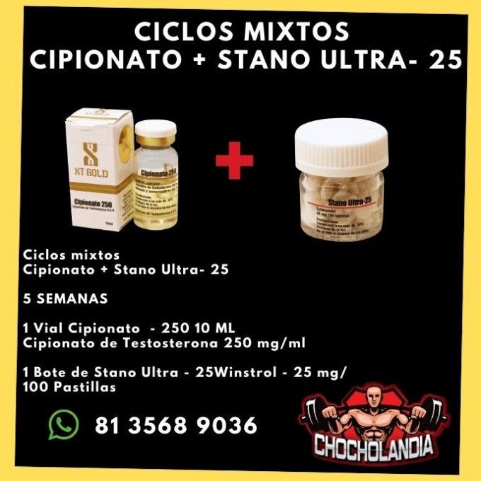 Ciclos Mixtos Cipionato + Stano Ultra- 25 XT Gold