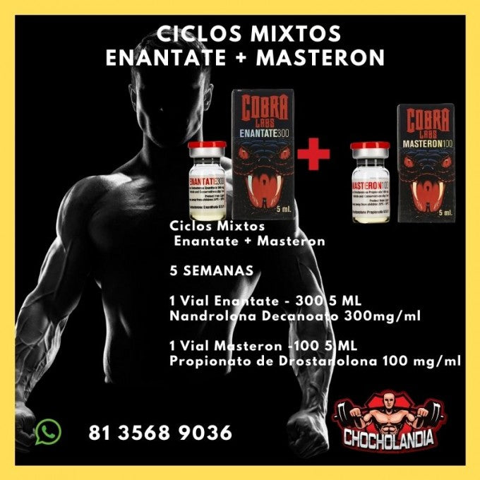 Ciclos Mixtos Enantate + Masteron Cobra Labs