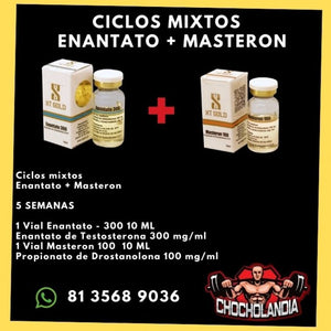 Ciclos Mixtos Enantato + Masteron XT Gold