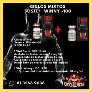 Ciclos Mixtos Soste + Winny -100 Cobra Labs