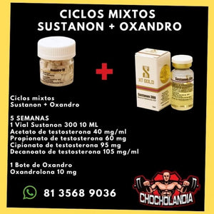 Ciclos Mixtos Sustanon + Oxandro XT Gold
