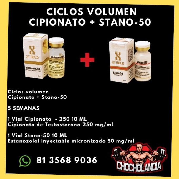 Ciclos volumen Cipionato + Stan-50 XT Gold