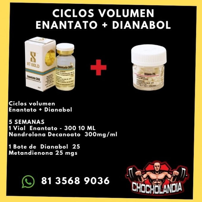 Ciclos Volumen Enantato + Dianabol XT Gold