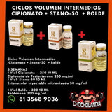 Ciclos Volumen Intermedios Cipionato + Stano-50 + Bolde XT Gold
