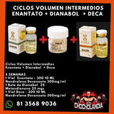 Ciclos Volumen Intermedios  Enantato + Dianabol + Deca XT Gold