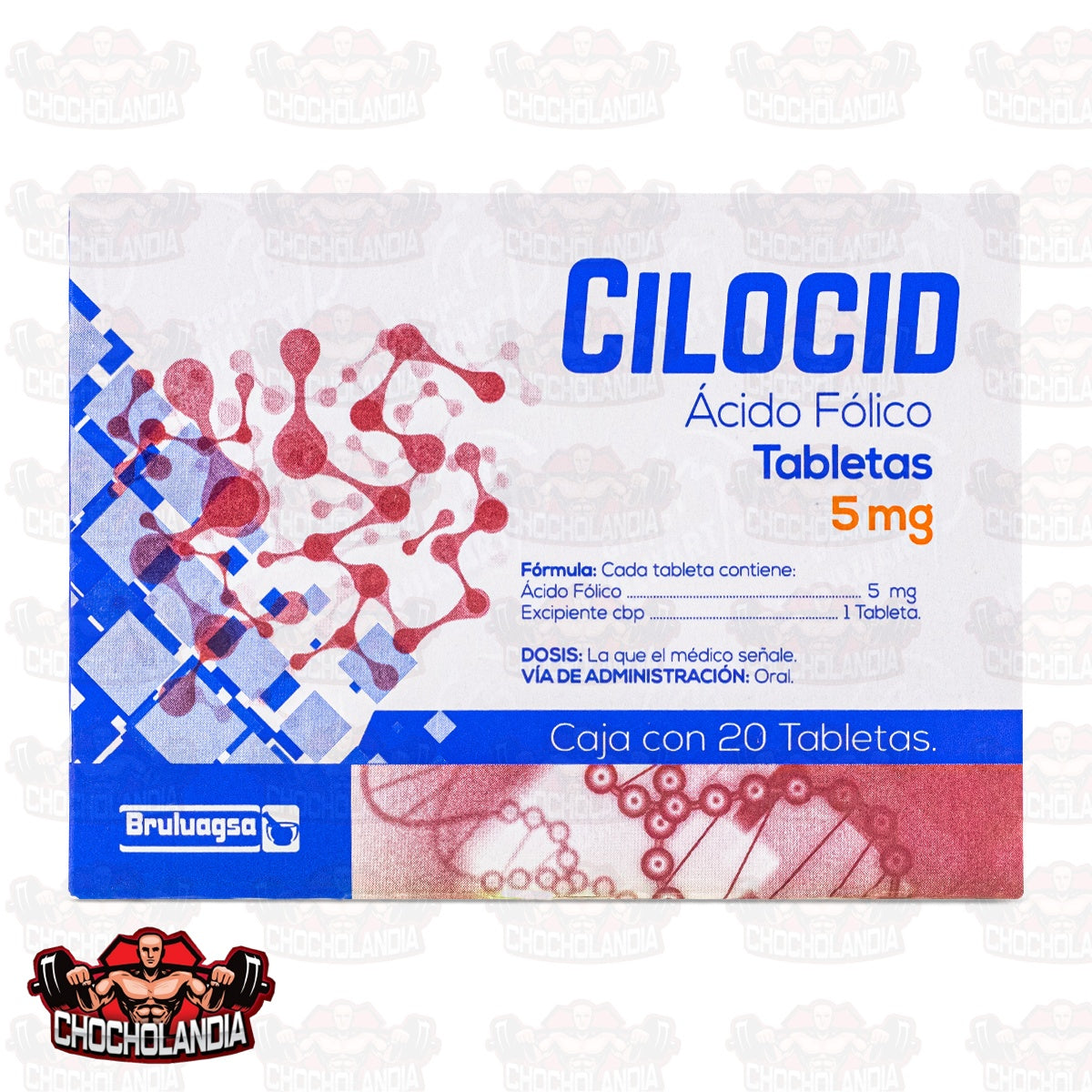 CILOCID ACIDO FOLICO 20 TABLETAS 5 MG BRULUAGSA