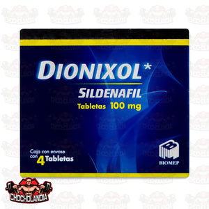 SILDENAFIL DIONIXOL 4 TABS 100 MG BIOMEP