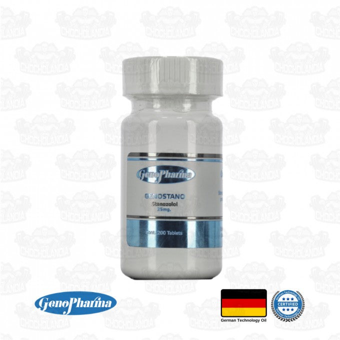 Genostano - 25 (Estanozolol )  200 Tabletas/25mg GenoPharma