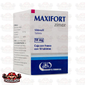 SILDENAFIL MAXIFORT ZIMAX 10 TABS 50 MG DEGORTS CHEMICAL