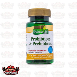 PROBIÓTICOS & PREBIÓTICOS 30 CAPS .529G C/U