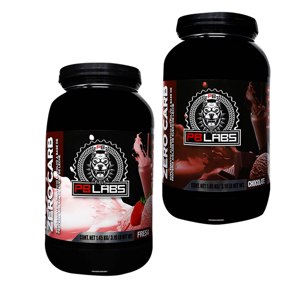 PAQUETE DE 2 PROTEÍNAS 45 SERVICIOS FRESA Y CHOCOLATE