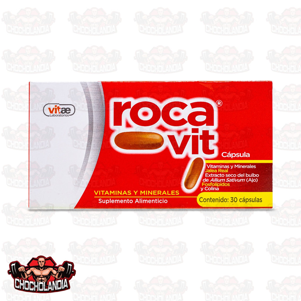 Roca Vit Caps Vitaminas Y Minerales Jalea Real, Extracto Seco De Ajo Y Colina 30 Caps Vitae
