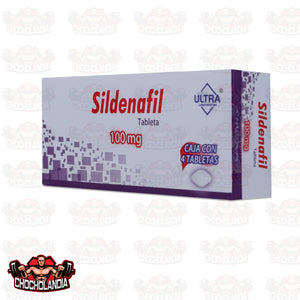 SILDENAFIL, CAJA CON 4 TABLETAS DE 100 MG, ULTRA