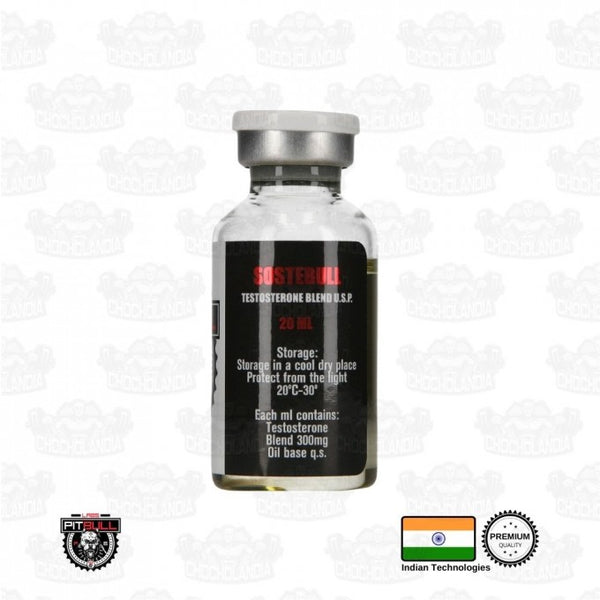 SOSTEBULL 300 (Acetato-Propionato-Cipionato -Decanoato de testosterona) Sustanon o Sostenon 20ML Pitbull Labs