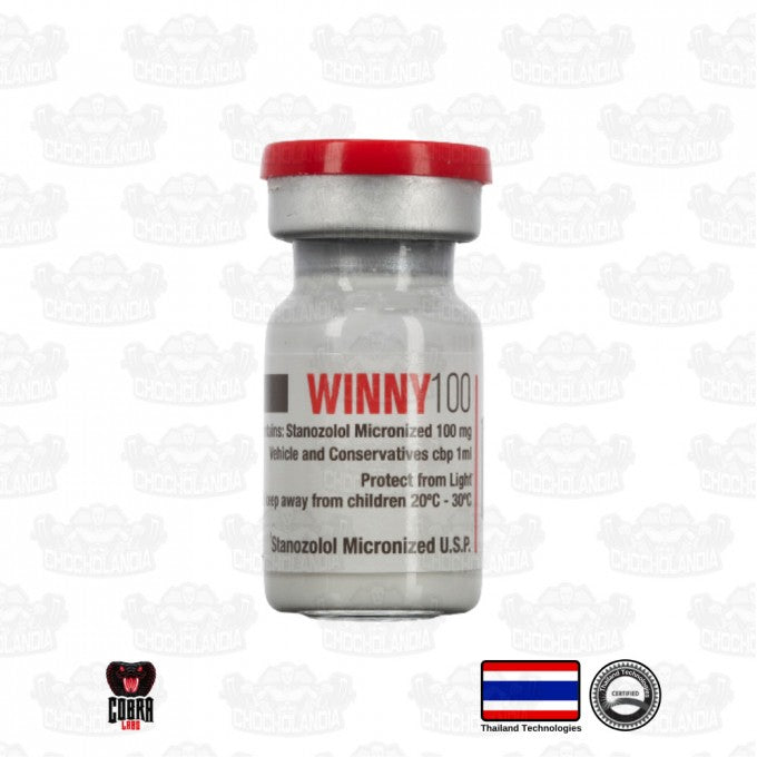 Winny -100 (Estanozolol inyectable micronizado) 5ML Cobra Labs